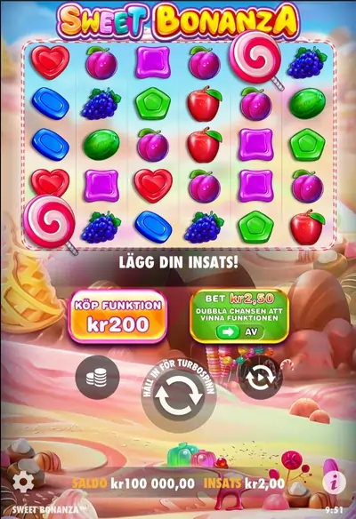 Sweet Bonanza spillillustrasjon